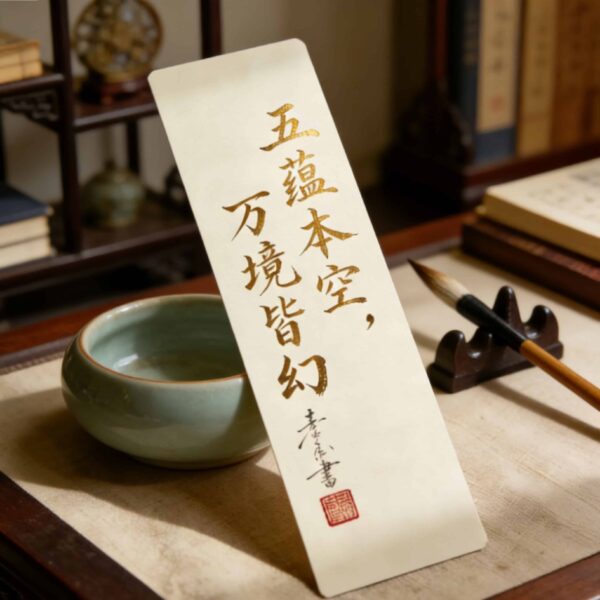 -五蕴深度20260224-223342 (1) T45A Zen Bookmark of the Emptiness of the Five Aggregates