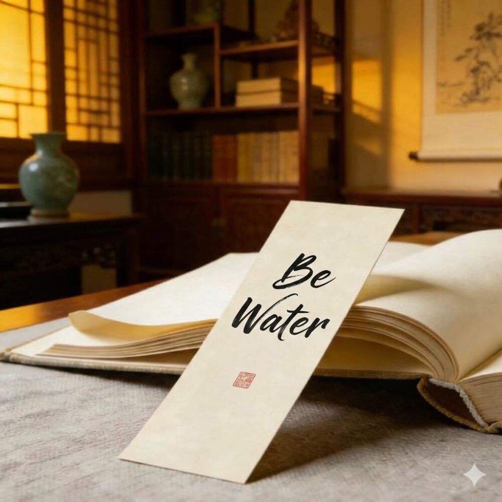 远洋12次五蕴训练营unnamed T45-12 Be Water Bookmark