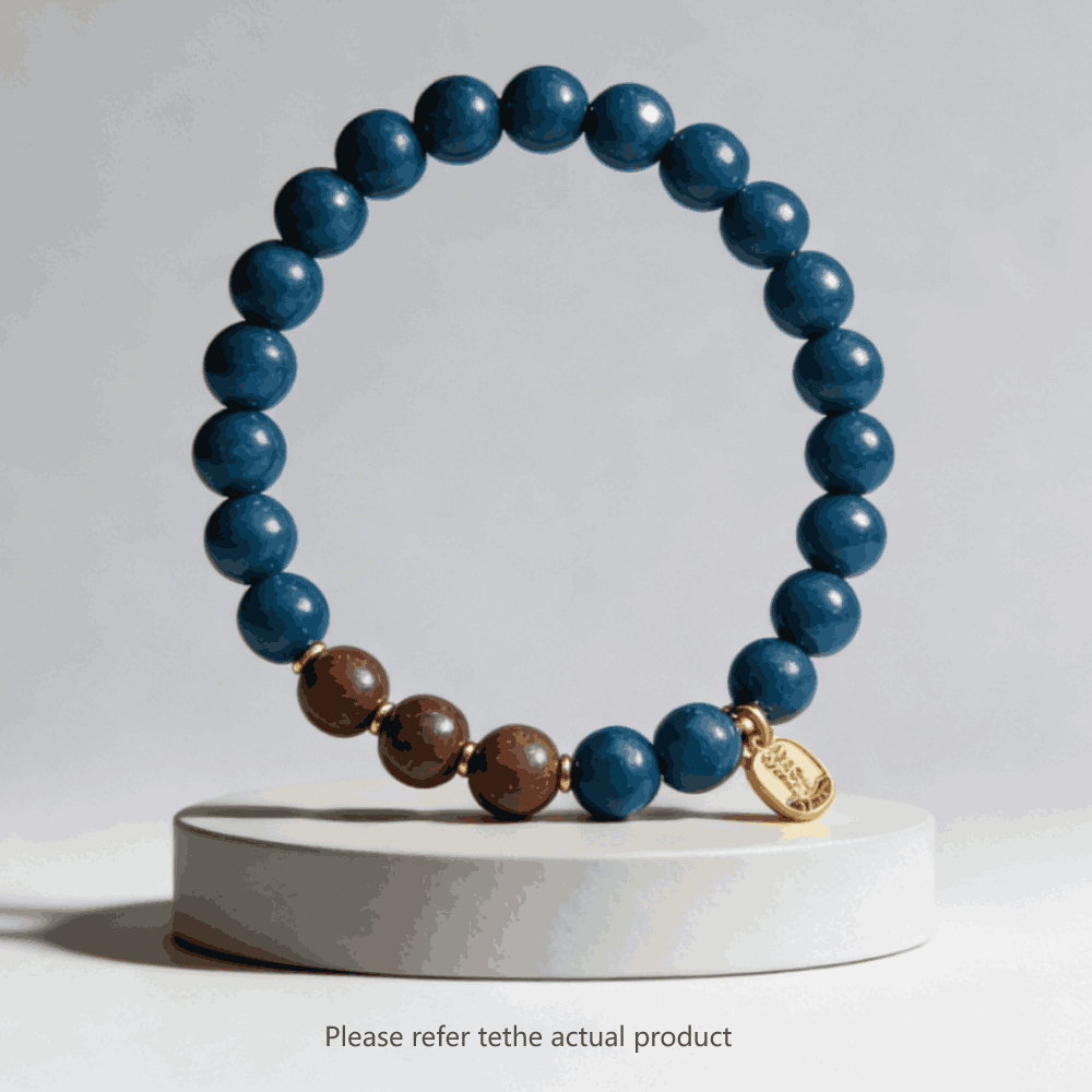 T37 Jingxin Azure Obsidian Tranquility Bracelet