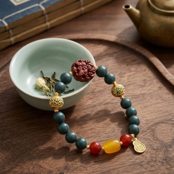 D7 Bead & Charm Bracelet