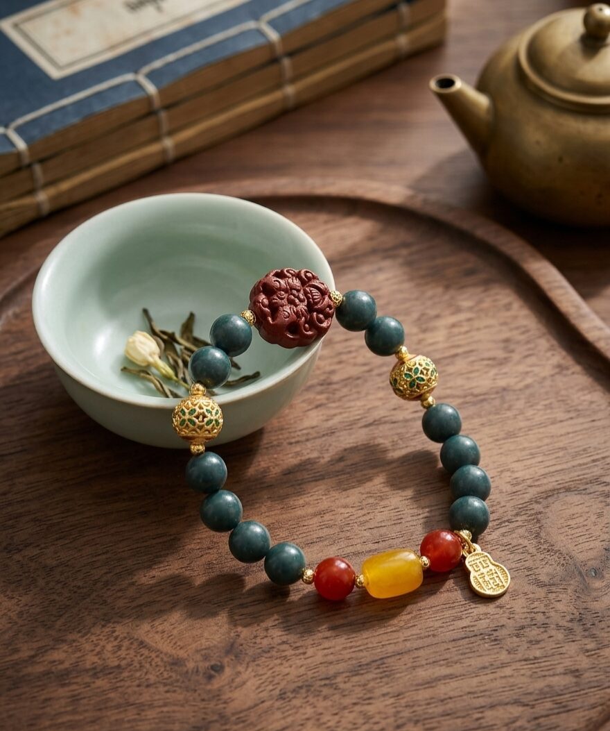 D7 Bead & Charm Bracelet