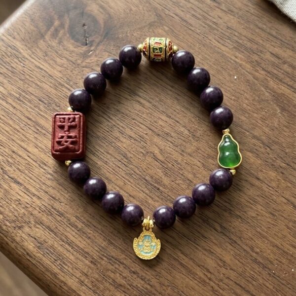 D8 Cinnabar Meditation Bracelet